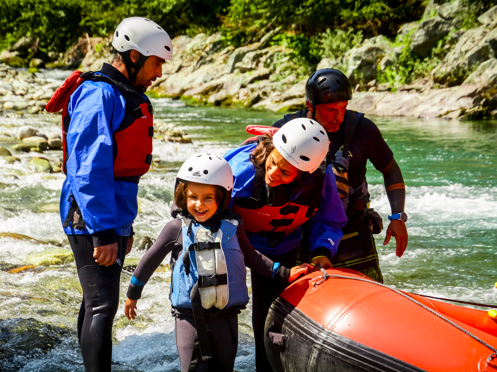 Sanftes Rafting
