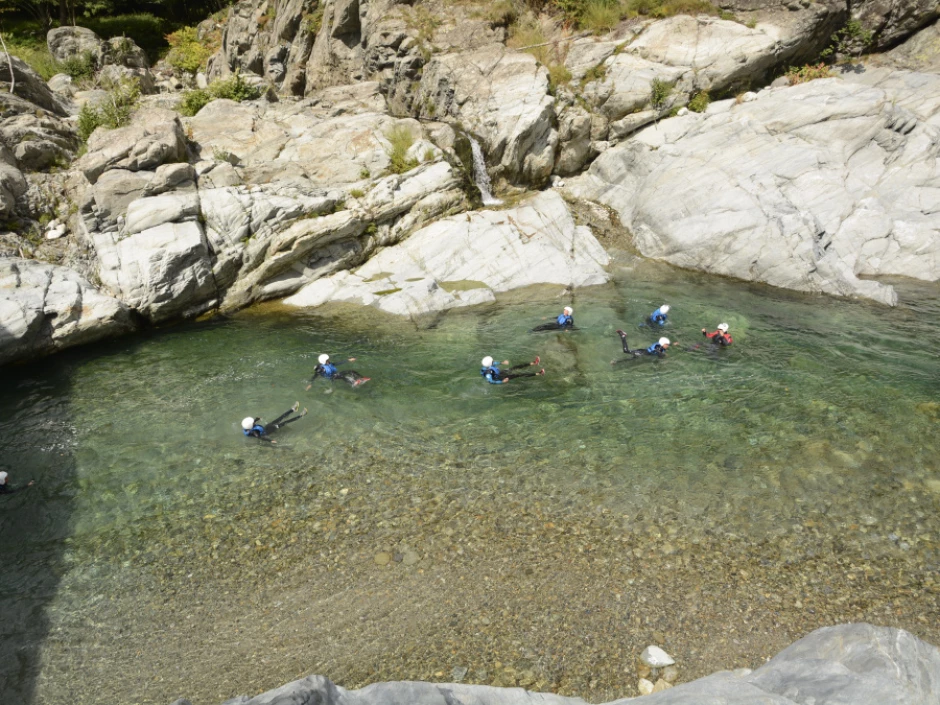 Canyoning Schluchten von Sesia 1