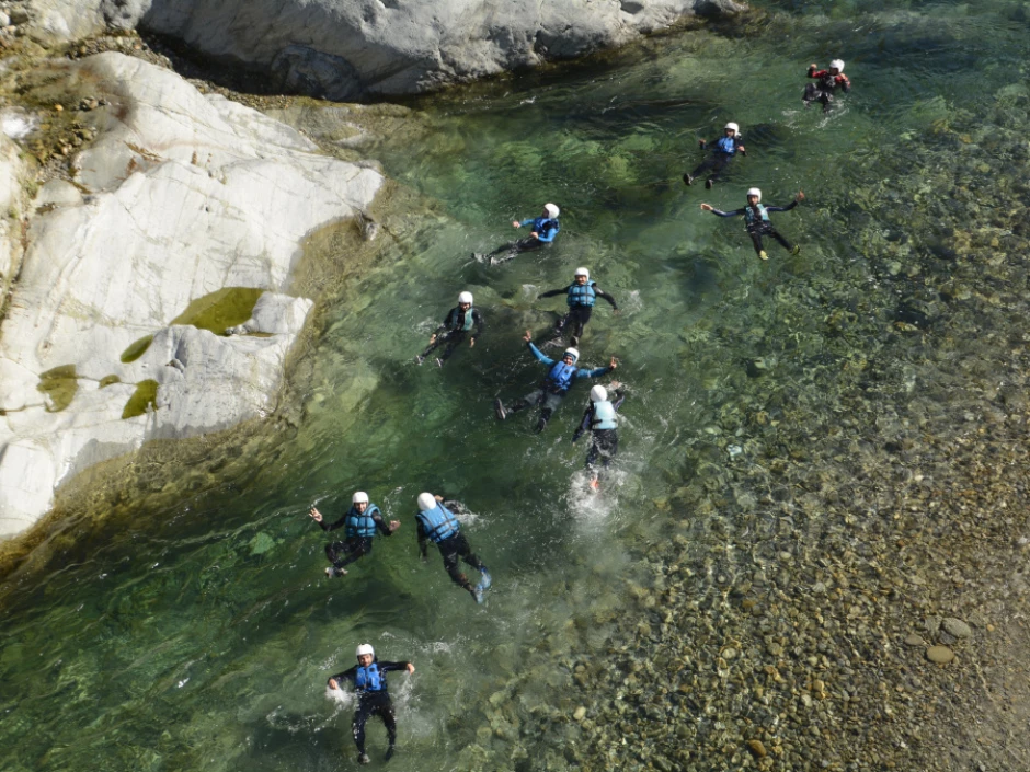 Canyoning Schluchten von Sesia 2