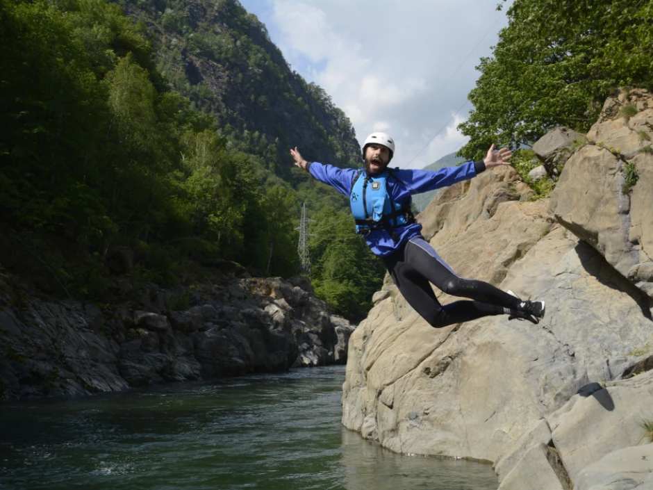 Canyoning Schluchten von Sesia 3