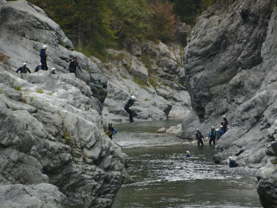 Canyoning Schluchten von Sesia 4