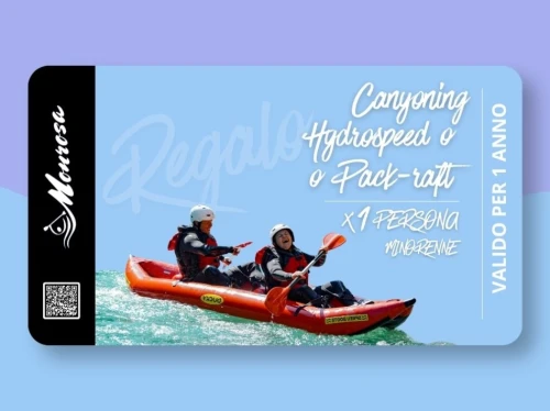Canyoning Sorba, Hydrospeed, Mini-raft – 1 minor